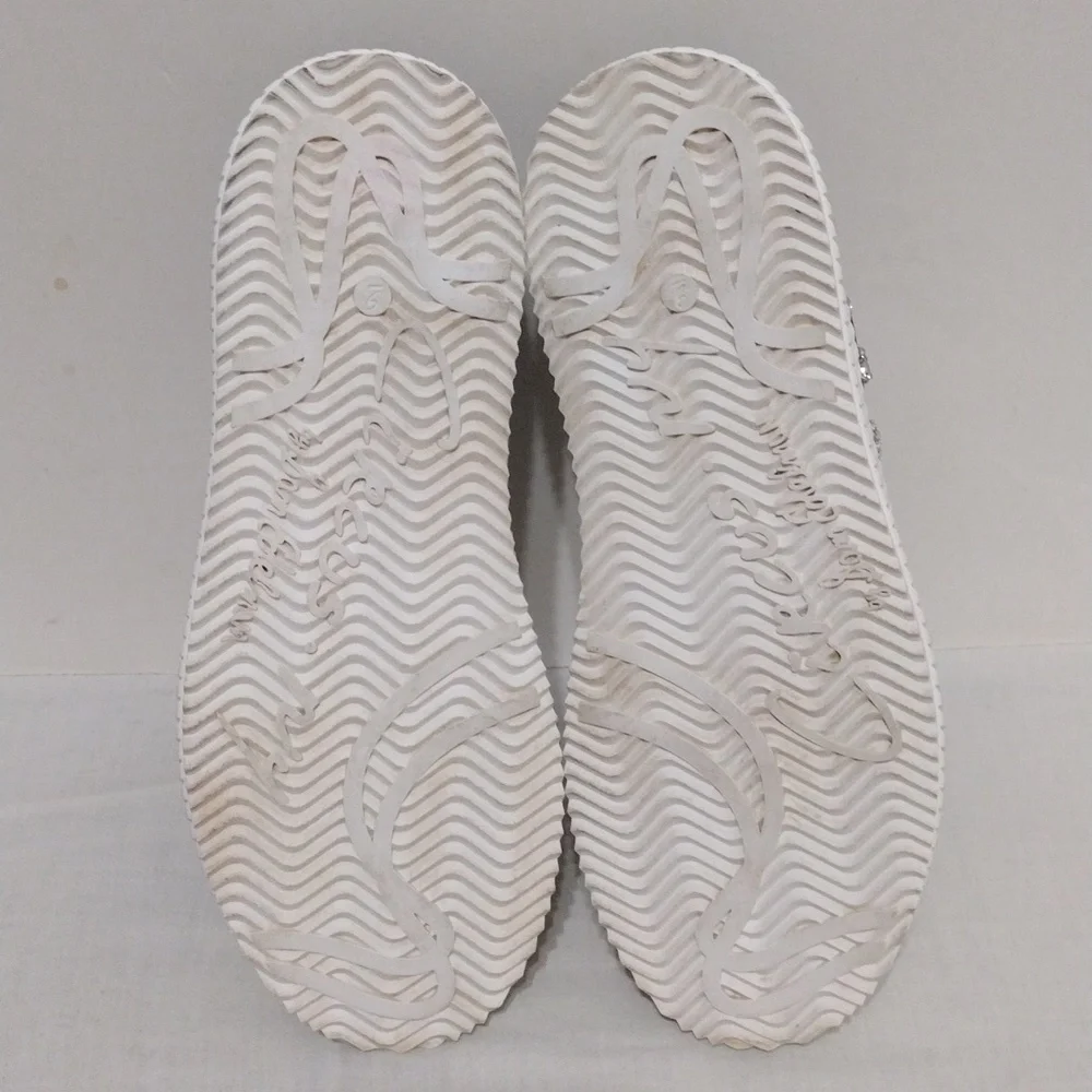 NEW Circus NY Sam Edelman Taelyn Rhinestone Platform Sneakers 9 Glam Streetwear